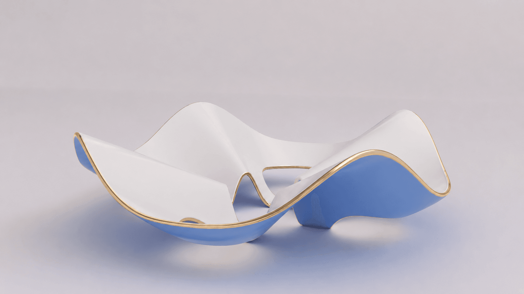 Studio shot, open view of the wave form